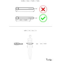FRONHOFER Hüftgürtel 17625 vielseitiger Gürtel 4 cm messing Gürtelschnalle, echtes Rindsleder von FRONHOFER