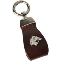FRONHOFER Schlüsselanhänger 18779, Schlüsselanhänger aus Vollrindleder mit Pferdekopf von FRONHOFER