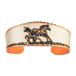 Copper Reflections Tierarmband für Herren und Damen, handgefertigt, verstellbar von FRONT LINE JEWELRY
