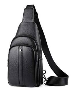 FSD.WG Sling Rucksack für Herren Brusttasche Crossbody Schultertaschen Reisetasche beutel für Männer mit wasserabweisend von FSD.WG