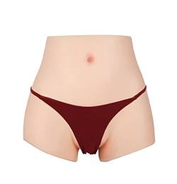 FSYH Crossdresser GefäLschte Vagina HöSchen Herren Hiding Gaff Panty Camel Toe Control Tanga füR Shemale Transgender Cosplay,Braun,Catheter von FSYH