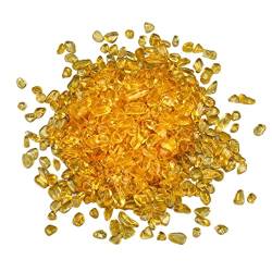 FTTAODFY 100 g färbender Citrin-Gelbquarz-Kristallstein, polierter Kies, Probe, Natursteine, Dekoration, DIY-Handwerk JITEMZHOU (Color : Yellow, Size : 7-9mm) von FTTAODFY