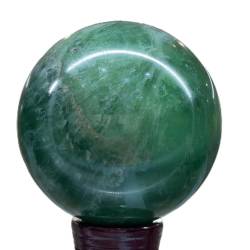 FTTAODFY Edelsteine ​​zur Dekoration, natürlicher grüner Fluorit, Kugel, Quarzkristall, Edelsteinkugel, 1 Stück, Aura-Kristall, JITEMZHOU (Size : 80-90mm) von FTTAODFY