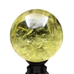 FTTAODFY Natürliche gelbe transparente Kristallkugel JITEMZHOU (Size : 900-950g) von FTTAODFY