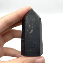 FTTAODFY Natürlicher Subgraphit-Stein, Spitzen-Zauberstab-Dekoration, polierte Steine, Kristalle und Steine, natürliche -Dekoration JITEMZHOU (Size : 55-65mm) von FTTAODFY