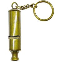 FTWdesign Schlüsselanhänger Pfeife Schlüsselanhänger aus Messing von FTWdesign