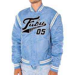 FUBU Varsity Satin College Jacket Herren Jacke light blue XXL von FUBU