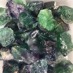 FUERLI 50/100 g natürlicher Kristall-Labradorit, roher Rosenquarz, grobe Edelsteinprobe, Reiki-Heimaquarium-Dekor HOMEZHOU (Color : Colorful Fluorite, Size : 100g) von FUERLI