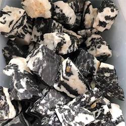 FUERLI 50/100 g natürlicher Kristall-Labradorit, roher Rosenquarz, grobe Edelsteinprobe, Reiki-Heimaquarium-Dekor HOMEZHOU (Color : Zebra, Size : 100g) von FUERLI