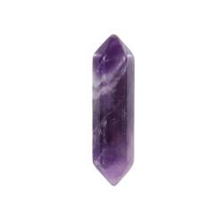 FUERLI Mini natürliche Pyramidenform Edelstein Quarz Kristall grün Urin Malachit blau Sand Mini Ornament HOMEZHOU (Color : 3-amethyst, Size : Taille unique) von FUERLI