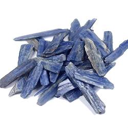 For natürlichen blauen Kyanit-Kies, unpolierte Cyanit-Trommelsteine ​​für Garten und Zuhause (Farbe: ca. 30–50 mm, Größe: 100 g) HOMEZHOU (Color : Around30-50mm, Size : 300g) von FUERLI