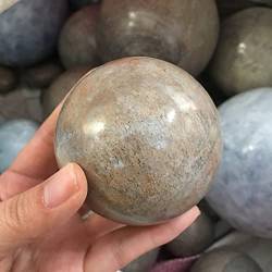 FUFIZU Crystal 50–60 mm natürliche Steinkugel glatt polierte Kieselkugel kann for -Natursteine ​​verwendet werden PINGJIUYIN von FUFIZU