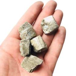 FUFIZU -Heimdekoration, 500 g natürliches goldenes Pyrit-Roh-Felsen-Stein-Geschenk, natürlicher Kristall PINGJIUYIN von FUFIZU
