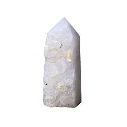 FUFIZU Quarzdekoration 1PC Natürlicher Kristallquarzpunkt Klarer Kristallturm kann zur Dekoration verwendet werden PINGJIUYIN (Size : 5-6cm) von FUFIZU