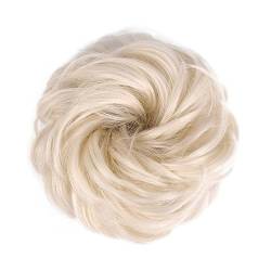 Bun Haarteile (1/2 Stück) Dutt-Pferdeschwanz-Haarverlängerungen for Frauen, Mädchen, Kinder, synthetische lockige Donut-Chignon-Haarteile, elastisches Haarband, Hochsteckfrisur, Chignon, flauschiges, von FUHAI-666