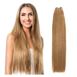 Human Hair Bundles Brasilianische glatte Haarwebart-Bündel, 35,6–71,1 cm, Höhenverhältnis, Remy-Haarverlängerungen, 100 g/Stück human hair weave (Size : 1Pcs/Lot, Color : 27_19INCH 49CM) von FUHAI-666
