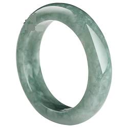 FUISSE Natürlicher Jadeit-Eissamen-Ring Jade, Edelsteinringe, Männer-Frauen-Freundin, Jade-Schmuck (Color : 35 EU) von FUISSE