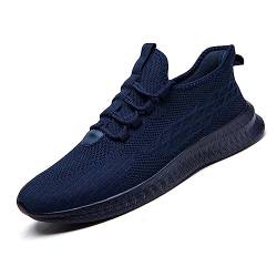 FUJEAK Damen Turnschuhe Sportschuhe Leichtgewichts Fashioh Sneaker Schuhe Straßenlaufschuhe Laufschuhe Walkingschuhe Dunkelblau 36 von FUJEAK