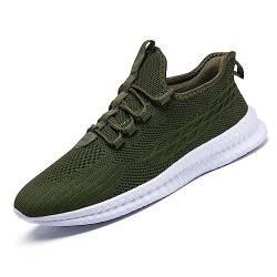 FUJEAK Damen Turnschuhe Sportschuhe Leichtgewichts Fashioh Sneaker Schuhe Straßenlaufschuhe Laufschuhe Walkingschuhe Grün 38 von FUJEAK