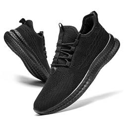 FUJEAK Damen Turnschuhe Sportschuhe Leichtgewichts Fashioh Sneaker Schuhe Straßenlaufschuhe Laufschuhe Walkingschuhe Schwarz 36 von FUJEAK