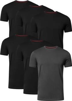 FULL TIME SPORTS T Shirt Herren 6er Pack Tshirt FTS-634-PACK-T4-L von FULL TIME SPORTS