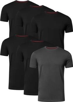 FULL TIME SPORTS T Shirt Herren 6er Pack Tshirt FTS-634-PACK-T4-M von FULL TIME SPORTS