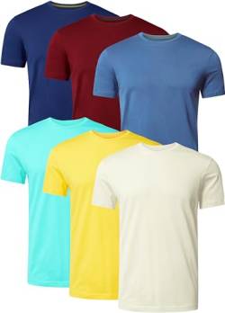 FULL TIME SPORTS T Shirt Herren 6er Pack TshirtFTS-634-SUMMER-1-L von FULL TIME SPORTS