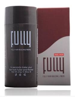 FULLY Hair Haarverdichter | Haarfasern für mehr Fülle/Volumen, 1er Pack (1 x 23g) (Schwarz (Black)) von FULLY
