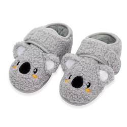 FUNCOO PLUS Kinder Hausschuhe Winter Jungen Mädchen Pantoffel Anti-Rutsch-Haus Kleinkind Indoor Outdoor Cloud Hausschuhe Größe 24 von FUNCOO PLUS