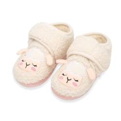 FUNCOO PLUS Kinder Hausschuhe Winter Jungen Mädchen Pantoffel Anti-Rutsch-Haus Kleinkind Indoor Outdoor Cloud Hausschuhe Größe 25 von FUNCOO PLUS