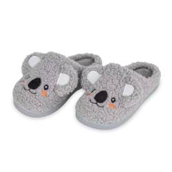 FUNCOO PLUS Kinder Hausschuhe Winter Jungen Pantoffel Anti-Rutsch-Haus Kleinkind Indoor Outdoor Cloud Hausschuhe Größe 30 von FUNCOO PLUS