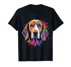 American Foxhound Hund Hunde Hunderasse T-Shirt von FUNNY ART