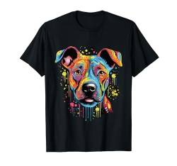 American Stafford Terrier Staffordshire Hund Hunde T-Shirt von FUNNY ART