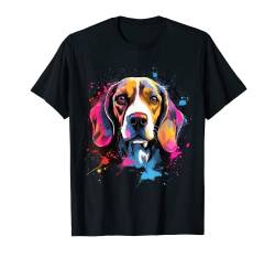 Beagle Hund Hunde Hunderasse T-Shirt von FUNNY ART