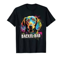 Dackel Dad Hund Hunde Hunderasse T-Shirt von FUNNY ART