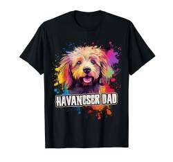 Havaneser Dad Hund Hunde Hunderasse T-Shirt von FUNNY ART