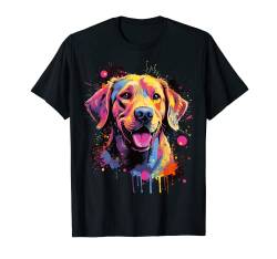 Labrador Hund Hunde Hunderasse T-Shirt von FUNNY ART