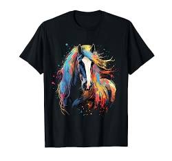 Pferd Clydesdale Reiten Dressur Springen Reiterhof T-Shirt von FUNNY ART