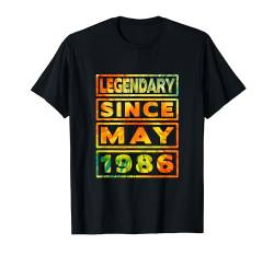 Batik-Dekoration zum 38. Geburtstag, legendär seit Mai 1986 T-Shirt von FUNNYEXPRESS
