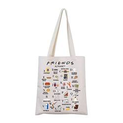 Friend Merchandise Einkaufstasche aus Segeltuch f?r Freunde, TV-Show, inspiriert, Beige, 0 von FUNYSO