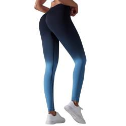 FUPODD Jazzpants Damen Lang Yogahose Damen Lang Sportleggings Hose Für Damen Shape Leggings Damen High Waist Scrunch Leggings Gym Leggings Damen Booty Scrunch Trainingshose Damen von FUPODD