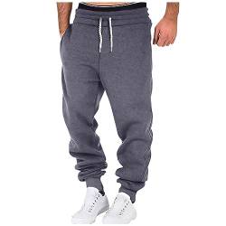 FUPODD Jogginghose Herren Baggy Jogginghosen Herren Warm Fitness Hose Herren Gym Hosen Herren Chino Stretch mit Bündchen Sporthose Herren Lang Baumwolle Trainingshose Freizeithose mit Taschen von FUPODD