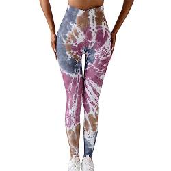 FUPODD Yogahose Damen Lang Push Up Leggings Damen Po Thermo Leggings mit Bauchkontrolle Sport Leggings Scrunch Leggings Fitnesshose Gym Sporthose Fahrradhose Hose Damen Stretch High Waist von FUPODD