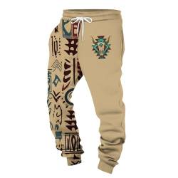 Jogginghose Herren Leichte Sommerhose Herren Wintermodelle Frühling Und Herbst Plus Samt Leinenhose Herren Lang Sweatpants Hip-Hop Leggings Gepolsterte Freizeithosen Herrenhosen Slim Fit von FUPODD