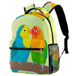 Wunderschöner Rucksack mit Vögeln, mehrfarbig von FURINKAZAN