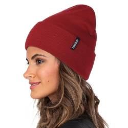 FURTALK Damen Cuffed Beanie Mütze Unisex weiche warme Strickmütze von FURTALK