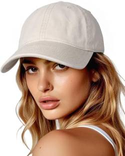 FURTALK Damen Vintage Basecap Baumwolle Verstellbare Baseball Cap von FURTALK