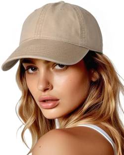 FURTALK Damen Vintage Basecap Baumwolle Verstellbare Baseball Cap von FURTALK