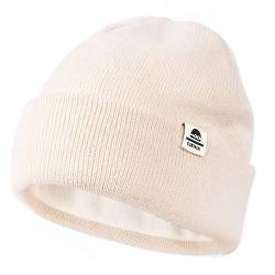 FURTALK Unisex Baby Kleinkind Kind Beanie Strickmütze mit weiches Fleecefutter Warme Wintermütze für Mädchen und Jungen von FURTALK