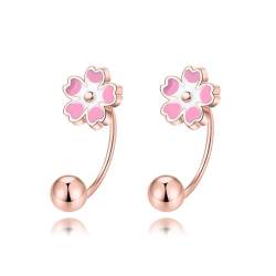 Ohrringe Damen Ohrstecker Frauen Geschenk Niedliche Blumen-Ohrstecker Als Geschenk Für Mütter Und Mädchen 2 von FUSHENGTER